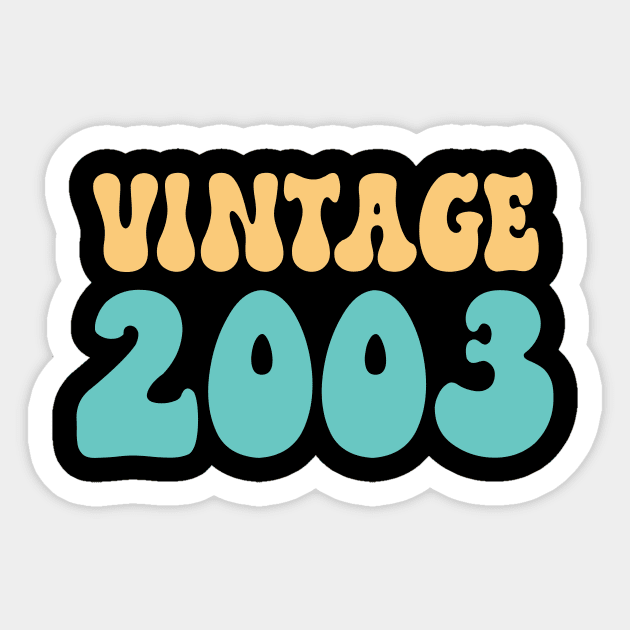 Funny Birthday 2003 Sticker by buzz3ed